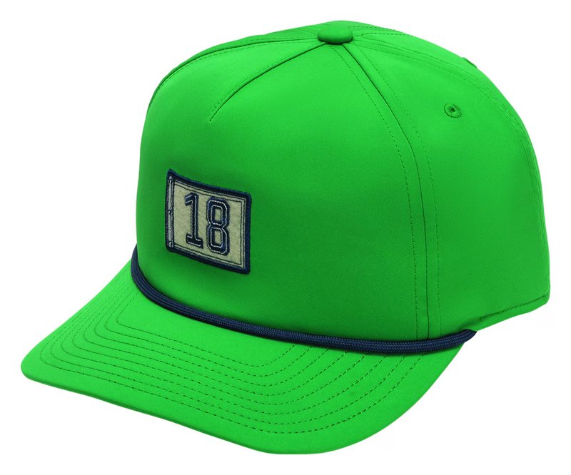 FootJoy FJ Panel - 18th Hole unisex czapka, zielona