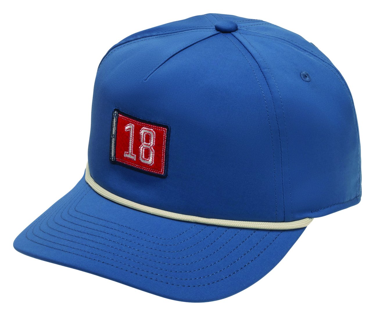 FootJoy FJ Panel - 18th Hole unisex czapka, niebieska