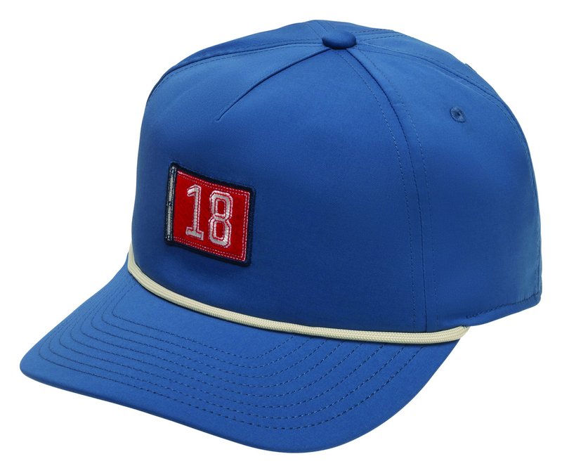 FootJoy FJ Panel - 18th Hole unisex czapka, niebieska