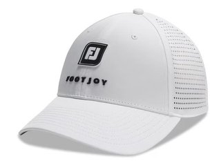 FootJoy Perforated Trucker męska czapka z daszkiem, biała
