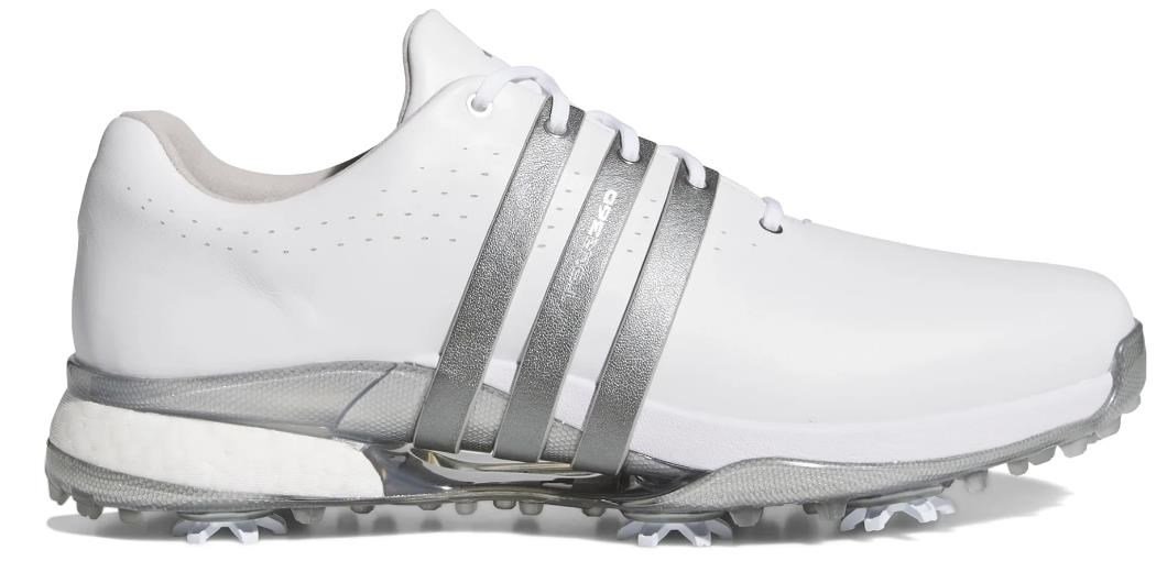 Adidas Tour360 24 męskie buty golfowe, white/iron metal/silver