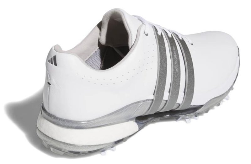 Adidas Tour360 24 męskie buty golfowe, white/iron metal/silver
