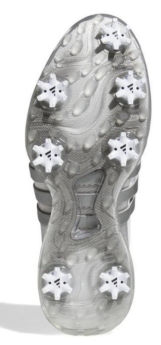 Adidas Tour360 24 męskie buty golfowe, white/iron metal/silver
