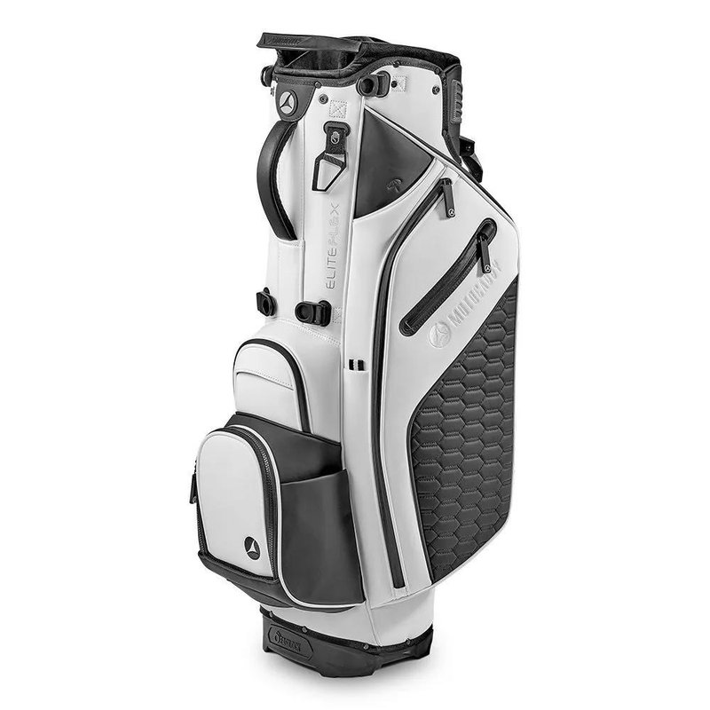 LIMITED - Motocaddy EliteFLEX stand bag, biało/czarny