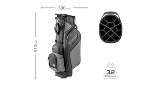 LIMITED - Motocaddy EliteFLEX stand bag, biało/czarny