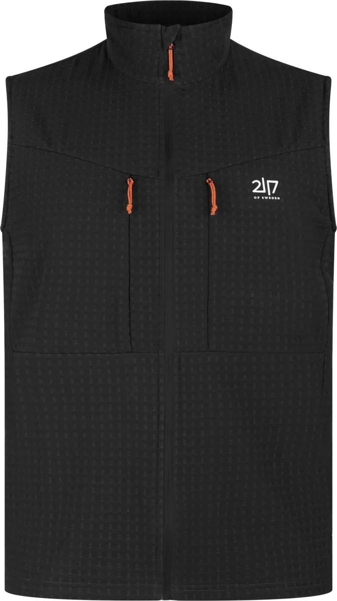 2117 of Sweden Mellom 3D Softshell męska kamizelka, czarna
