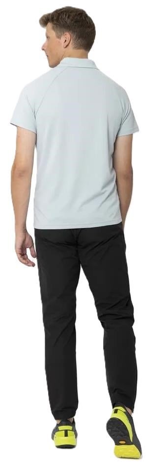 2117 of Sweden Fröseke Technical Pique męskie polo, pearl blue