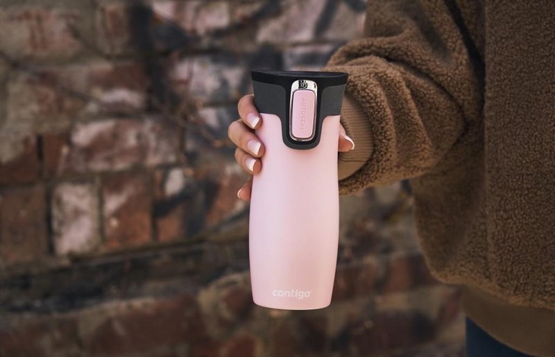 Contigo West Loop kubek termiczny 470 ml, milenial pink