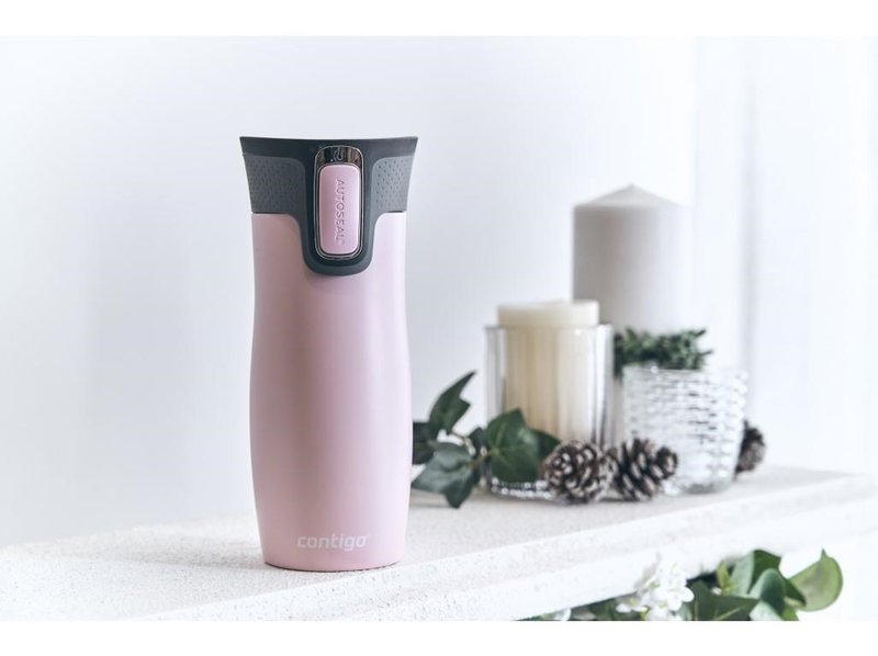 Contigo West Loop kubek termiczny 470 ml, milenial pink