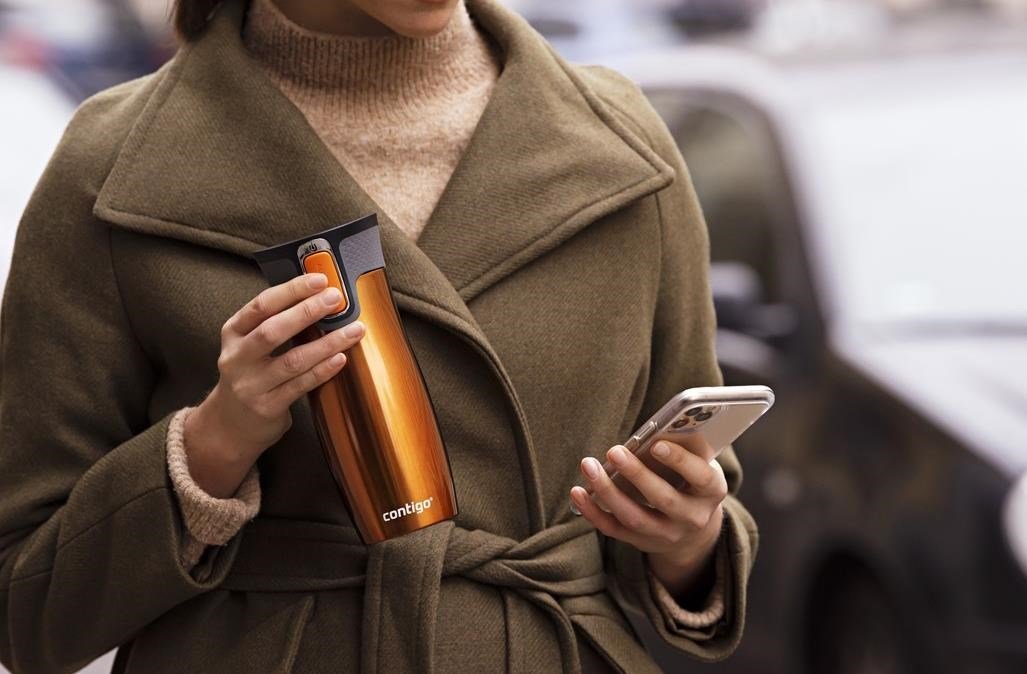 Contigo West Loop kubek termiczny 470 ml, tangerine