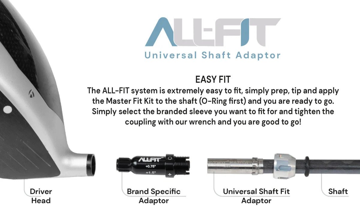 Adapter wału All-Fit Master Wood Fit Kit - Ping - Driver/Fairway