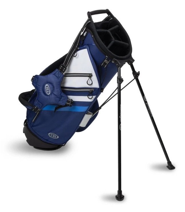 U.S. Kids Golf TS5-66 stand bag 33", granatowy/biały