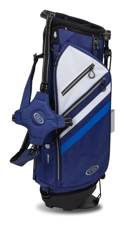 U.S. Kids Golf TS5-66 stand bag 33", granatowy/biały