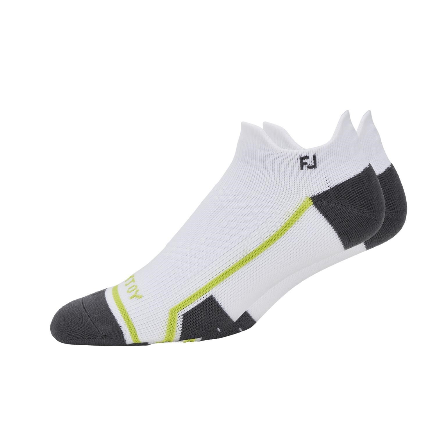 Footjoy Tech D.R.Y. Roll Tab męskie skarpety, białe