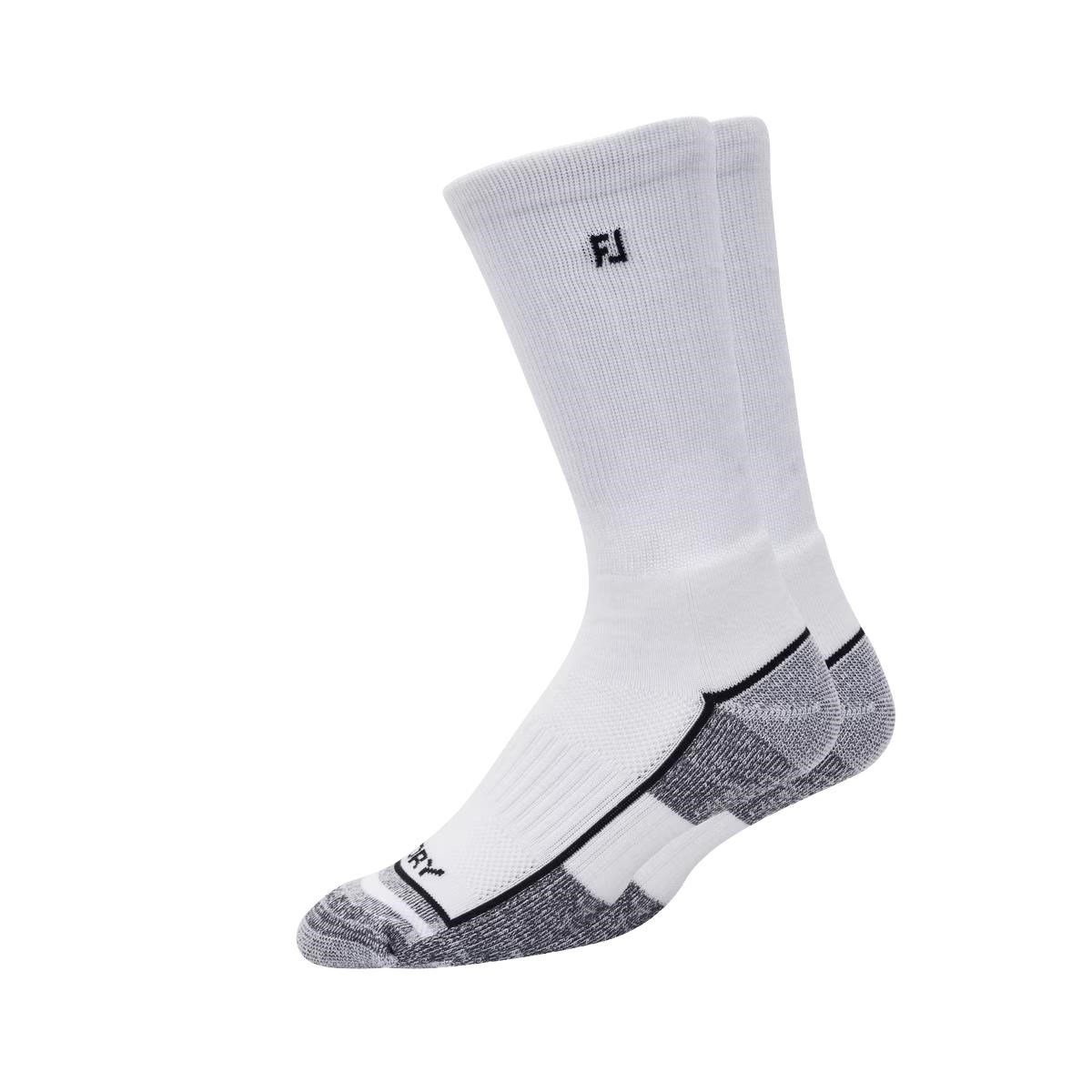 FootJoy ProDry Crew męskie skarpety, 1para, białe