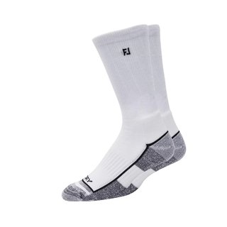 FootJoy ProDry Crew męskie skarpety, 1para, białe