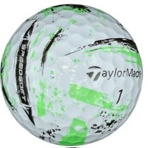TaylorMade SpeedSoft Ink piłki golfowe, mix kolorów (niebieski, zielony, pomarańczowy, różowy)