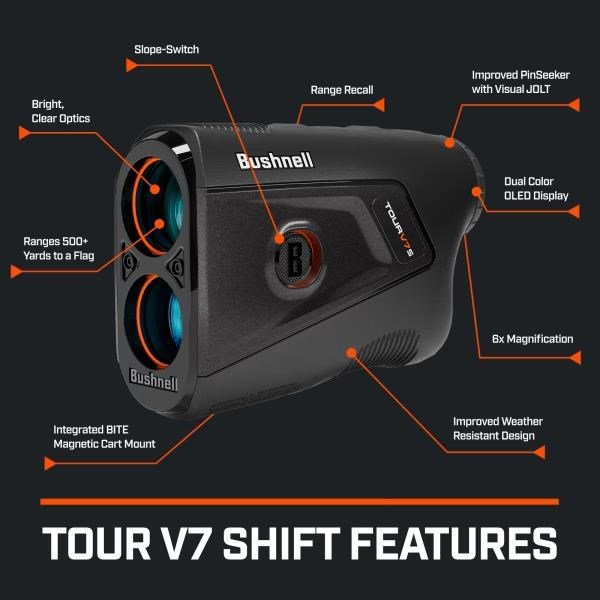Bushnell Tour V7 Shift dalmierz laserowy