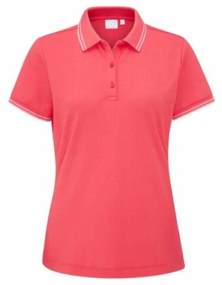 Ping Viviana Tipped damskie polo, paradise pink