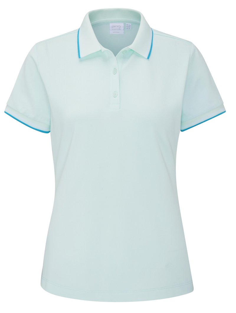 Ping Viviana Tipped damskie polo, seaspray