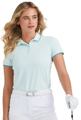 Ping Viviana Tipped damskie polo, seaspray