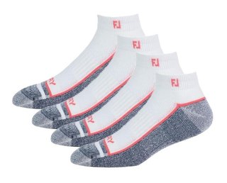 FootJoy ProDry Sport męskie skarpetki, 1para, biało/czerwone