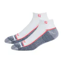 FootJoy ProDry Sport męskie skarpetki, 1para, biało/czerwone