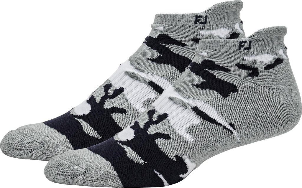 FootJoy ProDry Roll-Tab męskie skarpety, szare moro