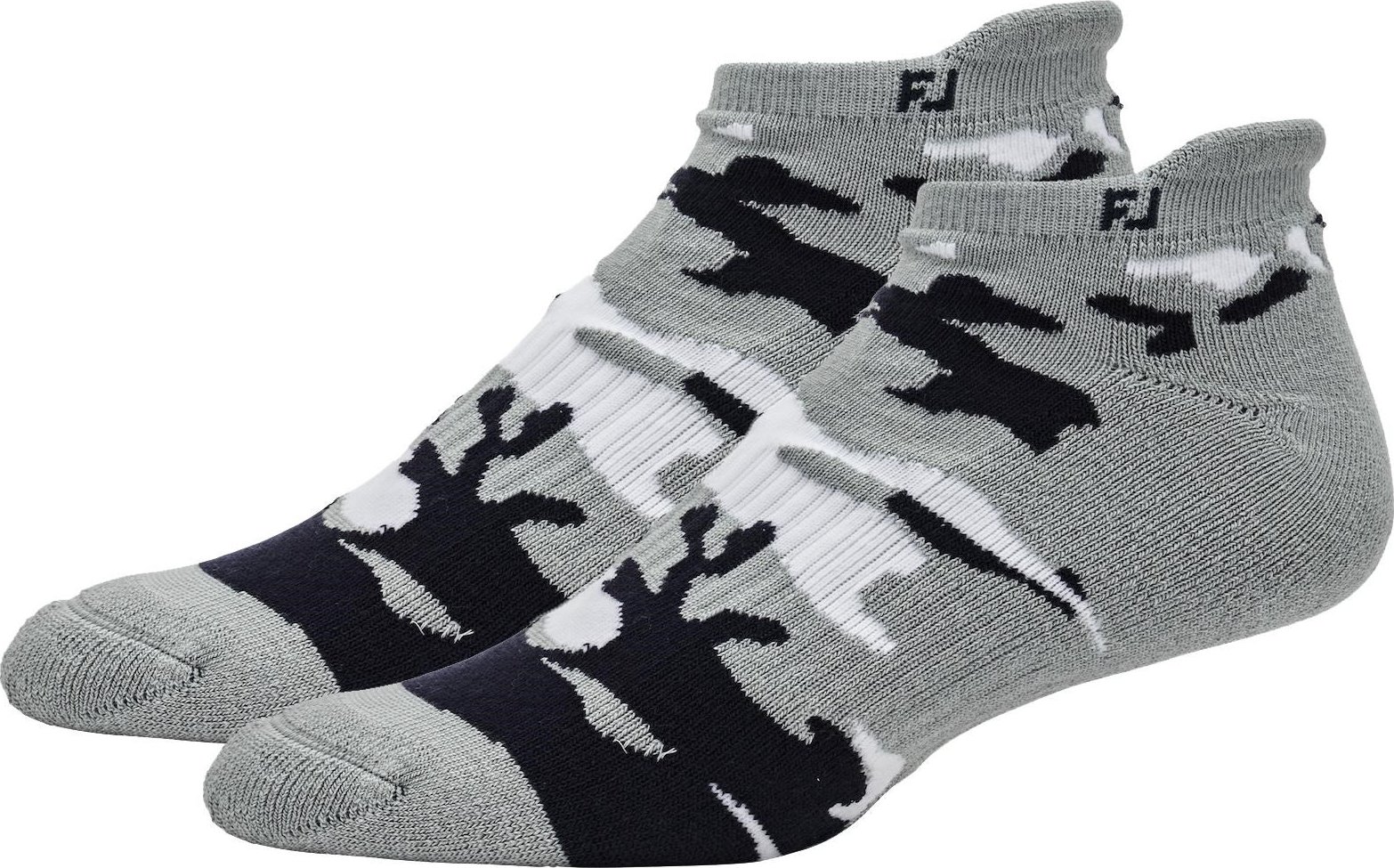 FootJoy ProDry Roll-Tab męskie skarpety, szare moro