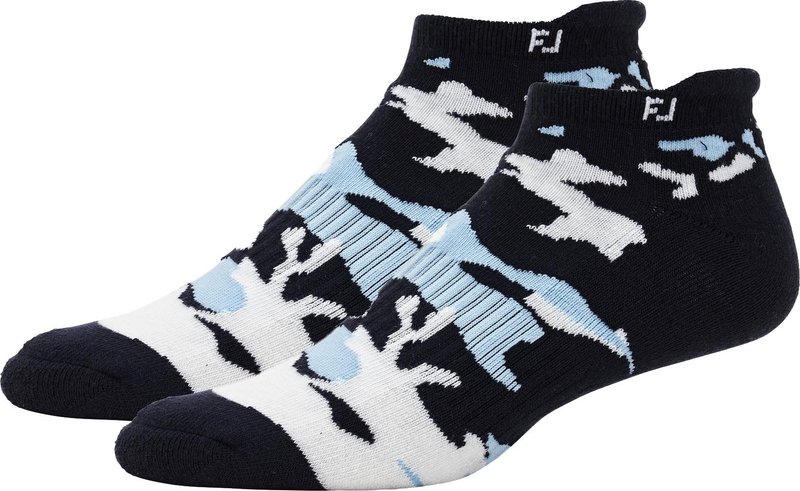 FootJoy ProDry Roll-Tab męskie skarpety, granatowe moro
