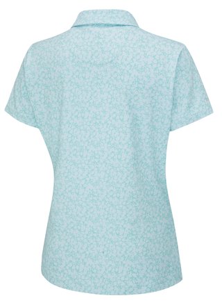 Ping  Aeria Printed damskie polo, splash