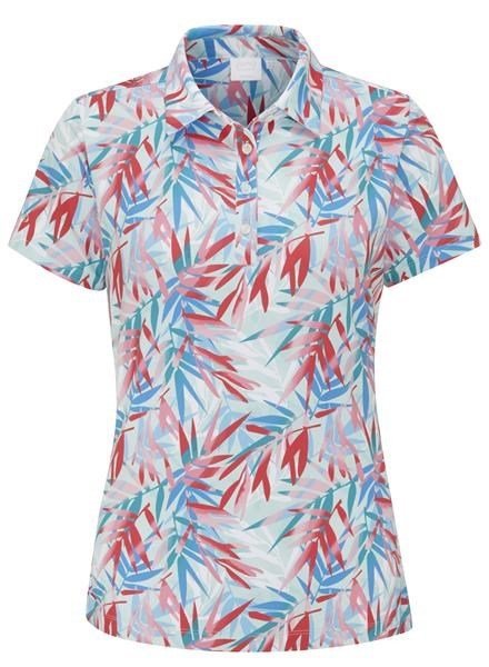 Ping  Aeria Printed damskie polo, tropic retreat