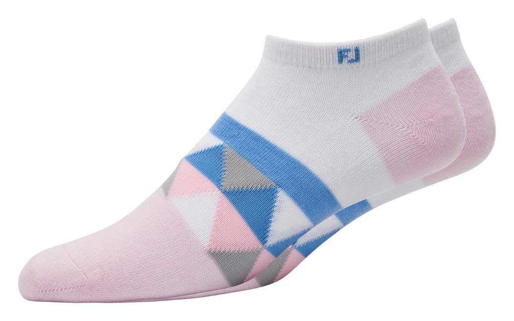 FootJoy ProDry Lightweight Low-Cut Fashion damskie skarpety, biało/różowe