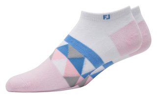 FootJoy ProDry Lightweight Low-Cut Fashion damskie skarpety, biało/różowe