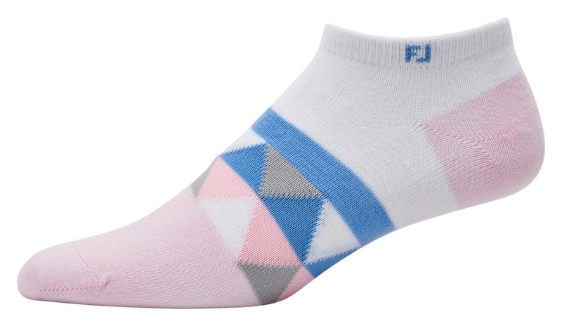 FootJoy ProDry Lightweight Low-Cut Fashion damskie skarpety, biało/różowe