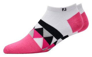 FootJoy ProDry Lightweight Low-Cut Fashion damskie skarpety, biało/różowe