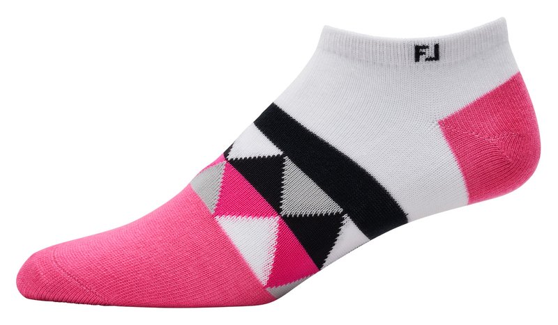 FootJoy ProDry Lightweight Low-Cut Fashion damskie skarpety, biało/różowe