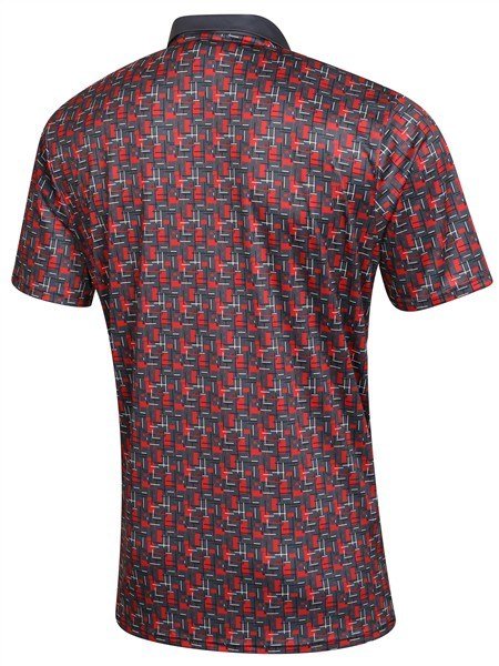 Fashion Sports Wear Lisabon męskie polo, czarno/czerwone