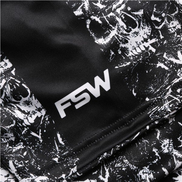 Fashion Sports Wear Skulls męskie polo, czarne