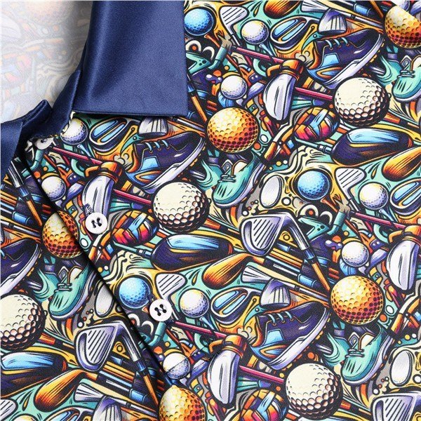 Fashion Sports Wear Bergen męskie polo, navy/green