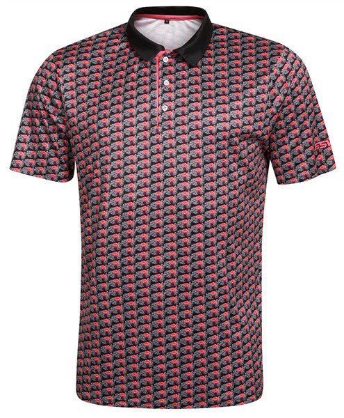 Fashion Sports Wear Nairobi męskie polo, czarno/różowe