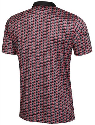 Fashion Sports Wear Nairobi męskie polo, czarno/różowe