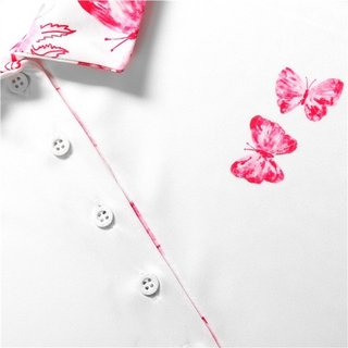 Fashion Sports Wear Tirana Pink damskie polo, biało/różowe