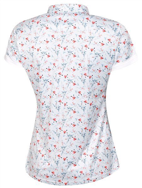 Fashion Sports Wear Malaga damskie polo, szaro/czerwone