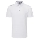 PING Claude Camo Mesh męskie polo, białe