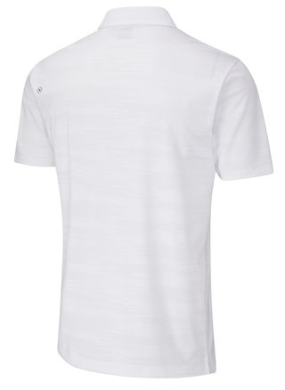 Ping Claude Camo Mesh męskie polo, białe