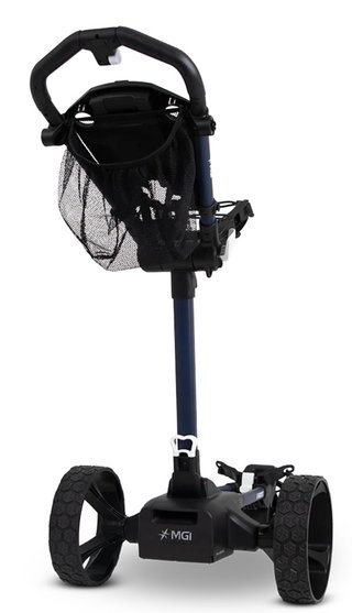 MGI E-Boost hybrid golf trolley 2026 elektryczny wózek, granatowy