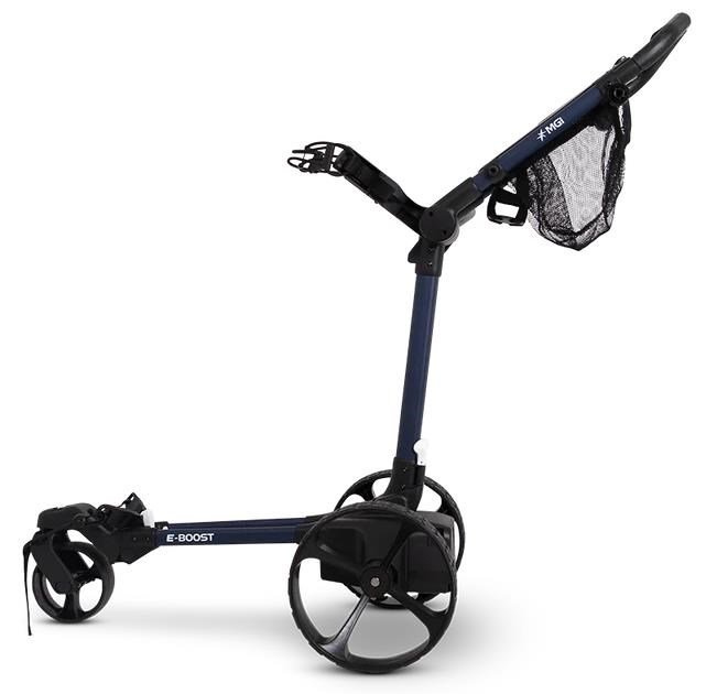 MGI E-Boost hybrid golf trolley 2026 elektryczny wózek, granatowy