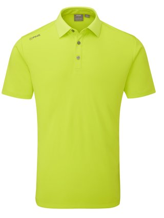 PING Lindum męskie polo, lime