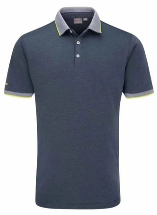 Ping Gideon męskie polo, light navy marl